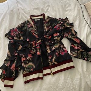 PatBo ruffle blazer